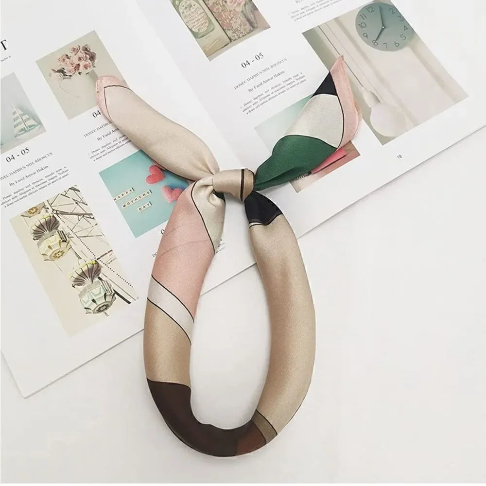 Abstract Silky Scarf